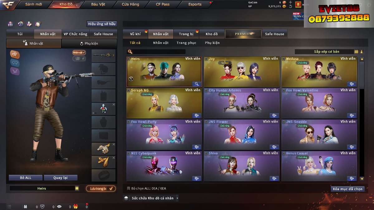 shop acc cf uy tin gia re